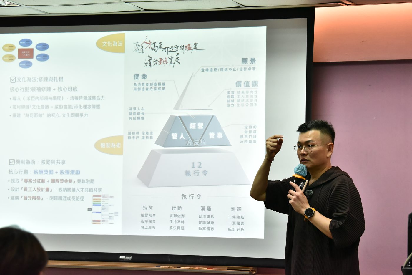 禾巨集團講師授課現場